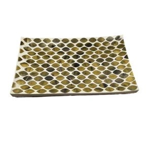 Serving Tray  rectangular large Bamboo Serving Tray for Coffee, Food, Breakfast, and Dinner Decorative & Functional Kitchen Accessory